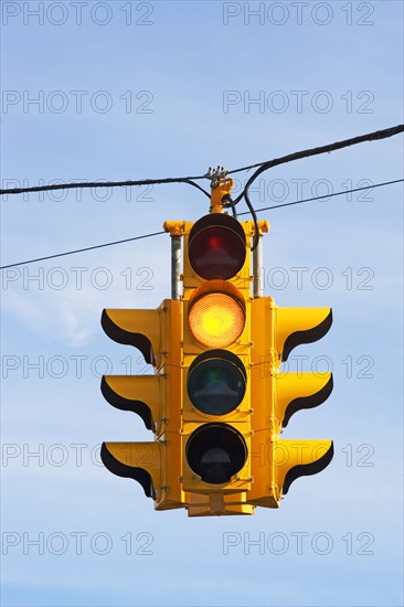 Close up of traffic light. Date : 2007