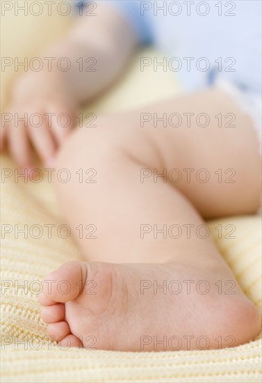 Close up of baby’s foot. Date : 2007