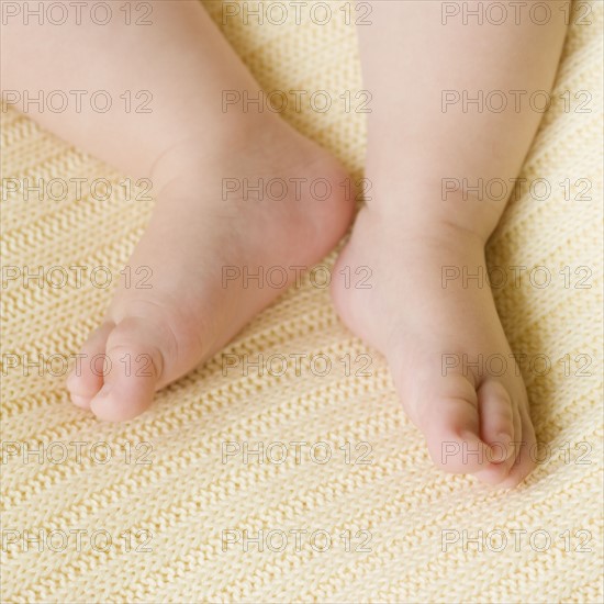Close up of baby’s feet. Date : 2007