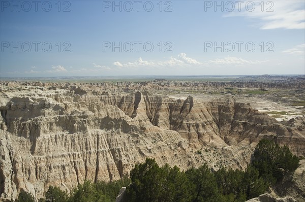 Scenic view of canyons. Date : 2007