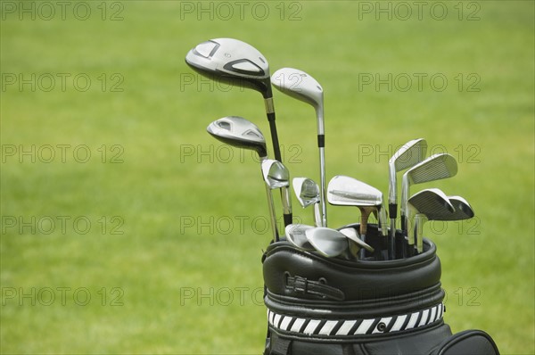 Close up of golf bag. Date : 2007