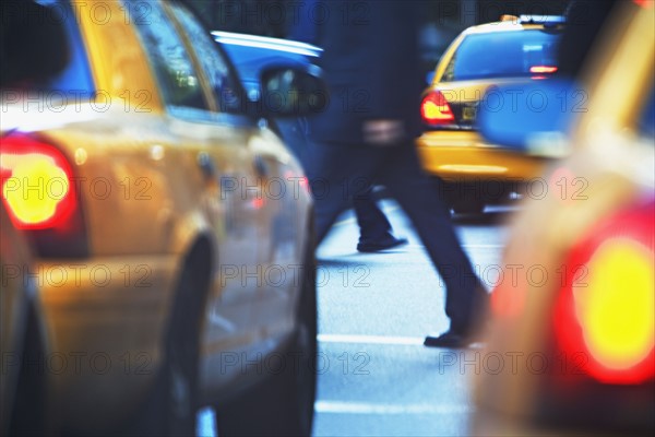 taxis in New York City. Date : 2007