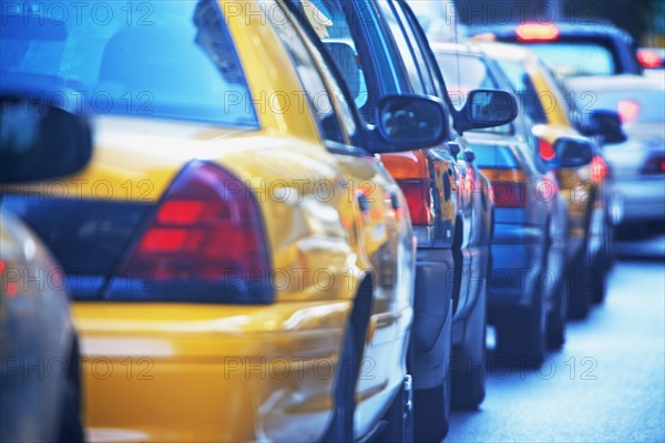 taxis in New York City. Date : 2007