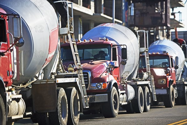 cement trucks . Date : 2007