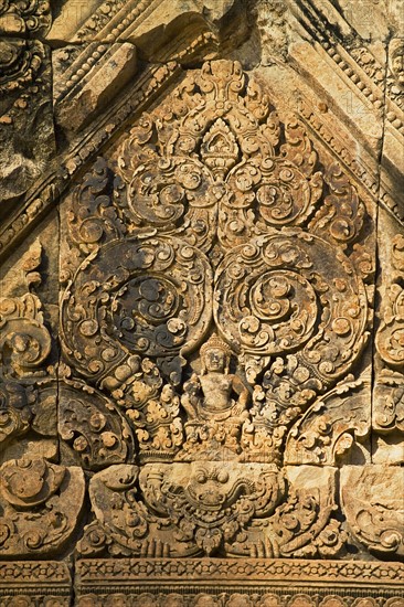 Ancient Temple Angkor Wat Banteay Srei Cambodia Khmer. Date : 2006