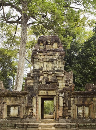 Ancient Temple Angkor Thom Angkor Wat Baphuon Cambodia Khmer. Date : 2006