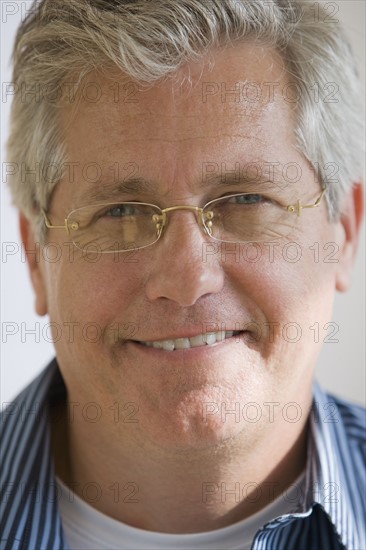 Man wearing eyeglasses.