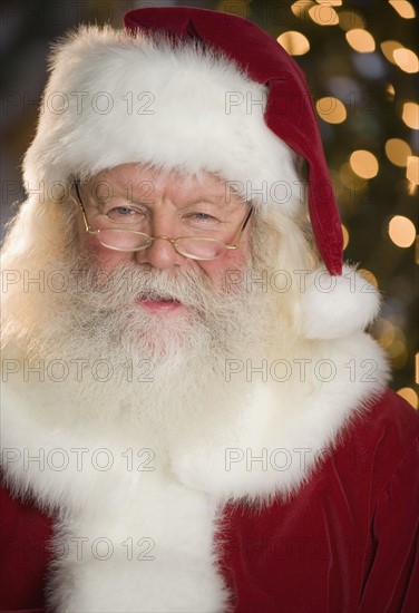 Portrait of Santa Claus.