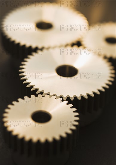 Close up of cog wheels.