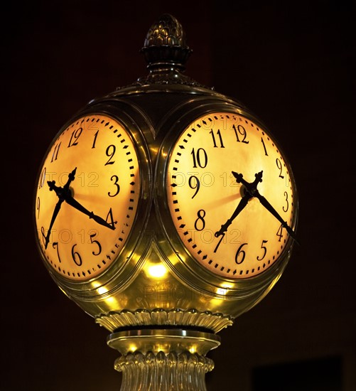 Grand Central Station clock. Date : 2008