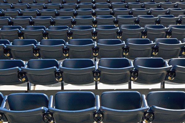 Empty rows of seating. Date : 2008