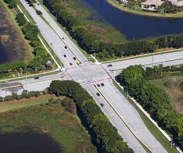 aerial view of roadway,highway. Date : 2008