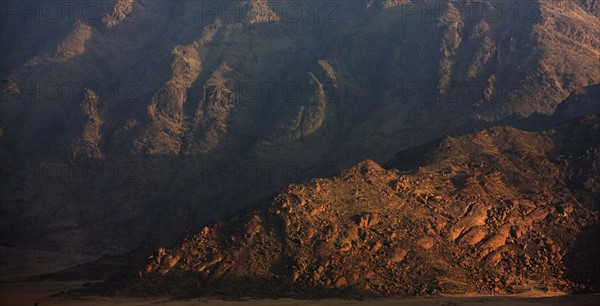 Rocky mountains, Namib Desert, Namibia, Africa. Date : 2008