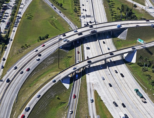 aerial view of roadway,highway. Date : 2008