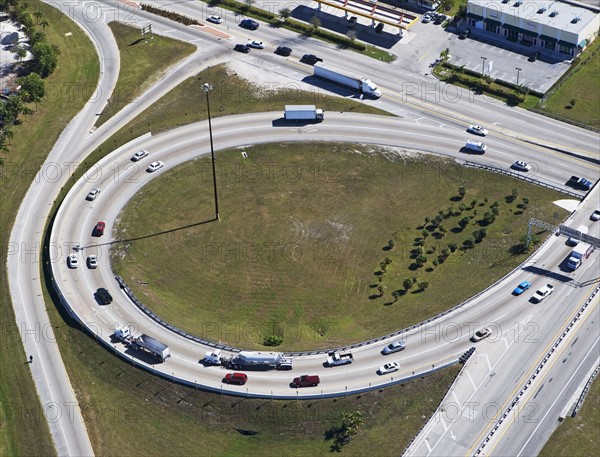 aerial view of roadway,highway. Date : 2008