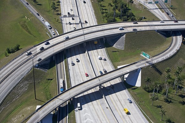 aerial view of roadway,highway. Date : 2008