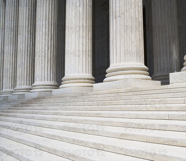 Steps and row of columns. Date : 2008