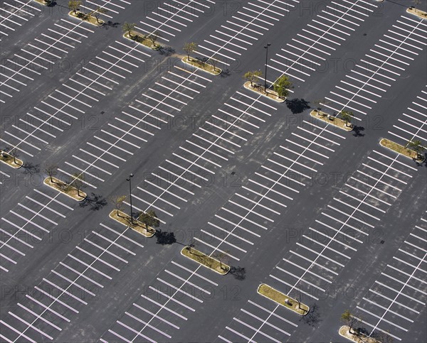 aerial view of parking lot, spaces. Date : 2008