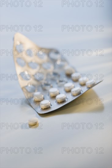 Blister pack of pills.