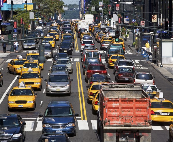 Traffic jam in city. Date : 2008