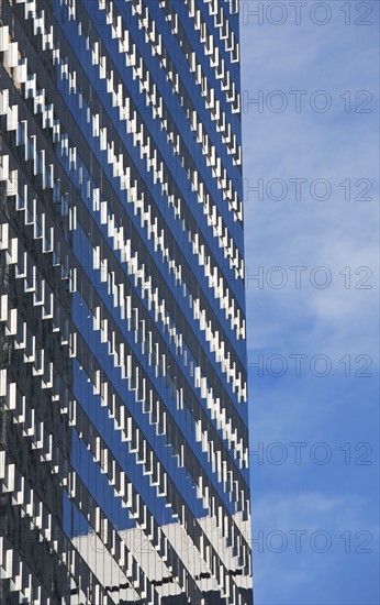 Windows on highrise building. Date : 2008