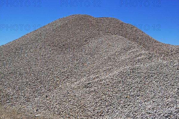 Pile of gravel. Date : 2008