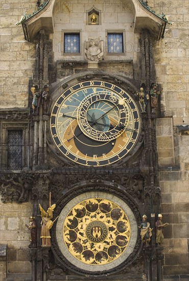 Astrological clock and tower.