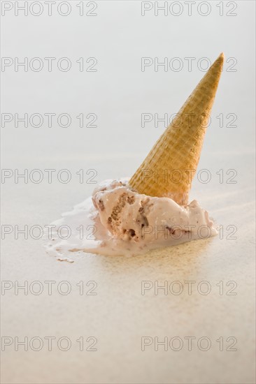 Upside-down ice cream cone.