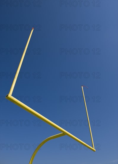 Football goal post.