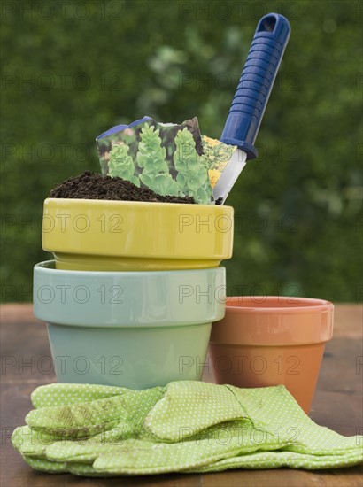 Potting supplies.