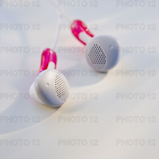 Close up of ear buds.