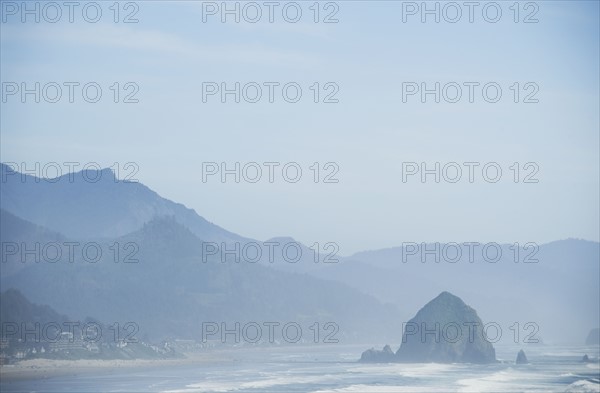 Rock formations in ocean. Date : 2008