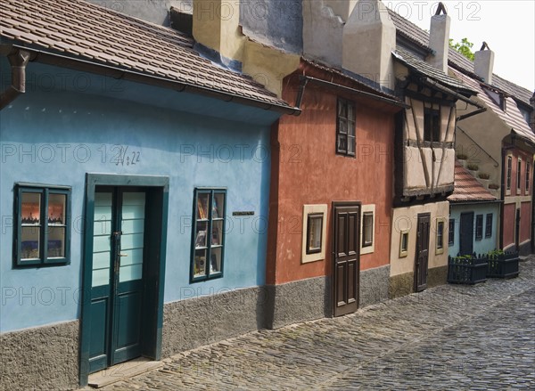 Golden Lane at Prague Castle.