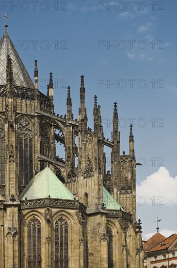 Saint Vitus Cathedral in Prague.