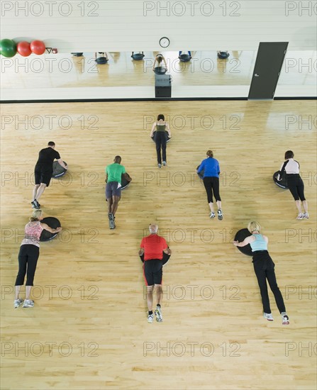 Fitness class. Date: 2008