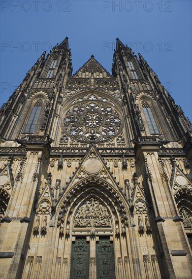 Saint Vitus Cathedral in Prague.