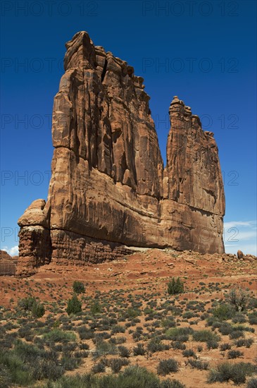 Courthouse Towers of Arches National Park, Utah.