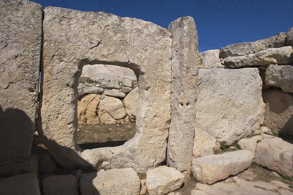 Hagar Qim, Megalithic temple, Malta.