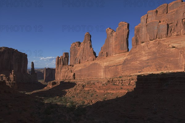 Park Avenue of Arches National Park, Utah.