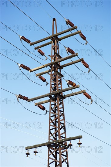 Old electricity pylon. Date: 2008