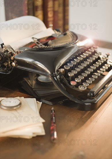 Antique typewriter.