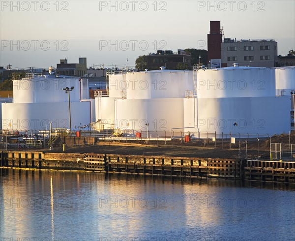 Oil storage containers. Date: 2008