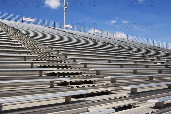 Stadium bleachers. Date : 2008