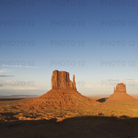 Monument Valley butte, Utah.