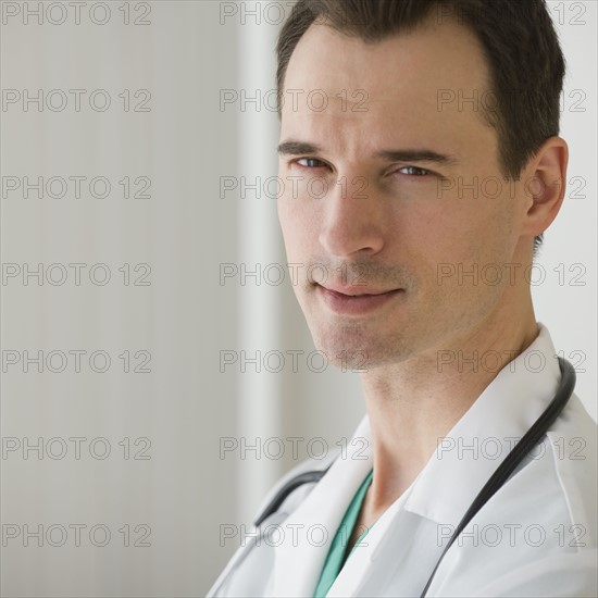Close up of male doctor.