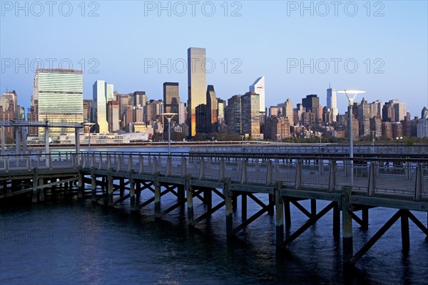 New York City skyline. Date: 2008