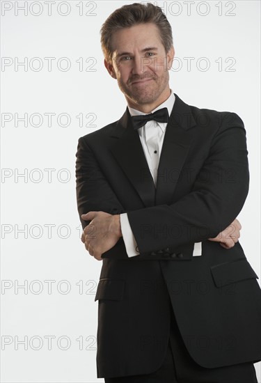 Man in tuxedo.