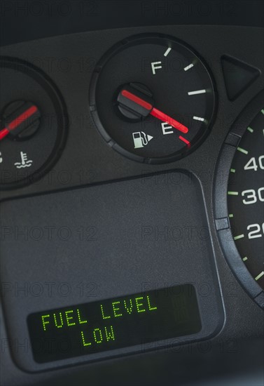 Digital fuel gauge.