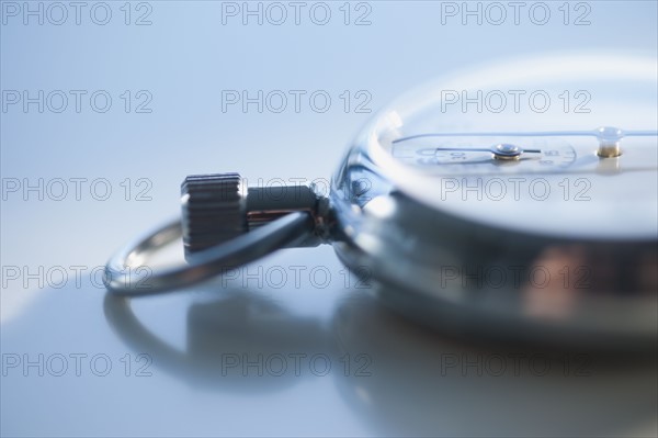 Close up of stopwatch.