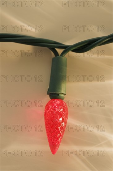 Close up of Christmas light. Photographe : Daniel Grill